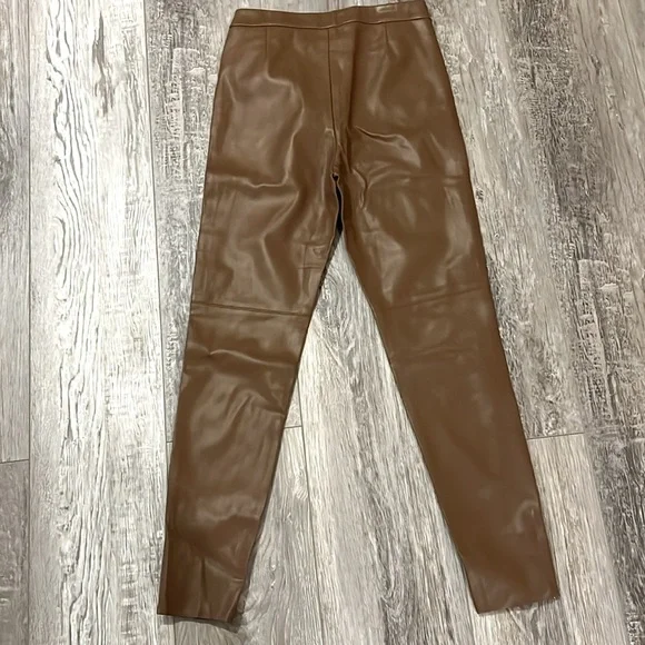 Zara pleather skinny pants. Good condition ankle zippers Small - Picture 2 of 7